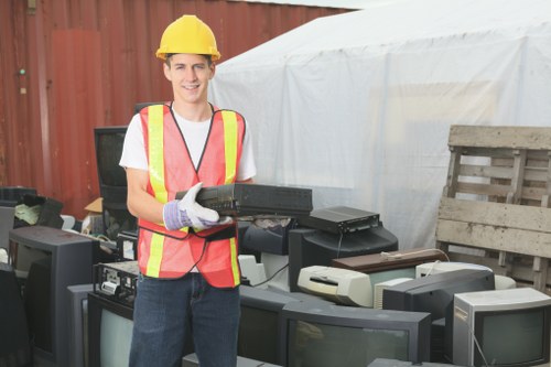 Resident scheduling bulky waste pickup with local council